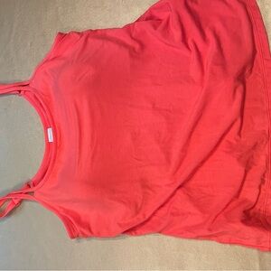 Amoena valleta tank in coral